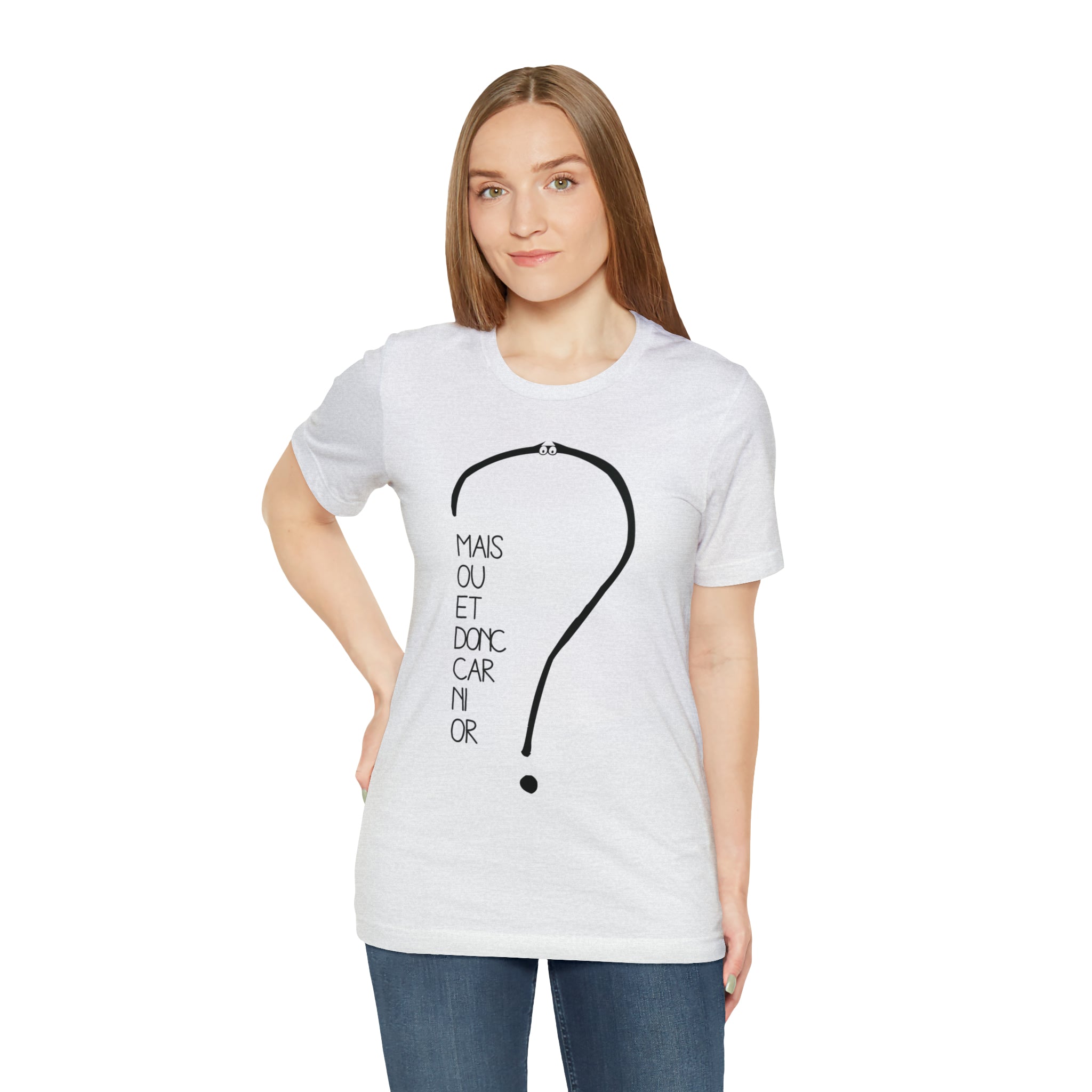 Unisex Adult T-shirt - But where and so because neither gold