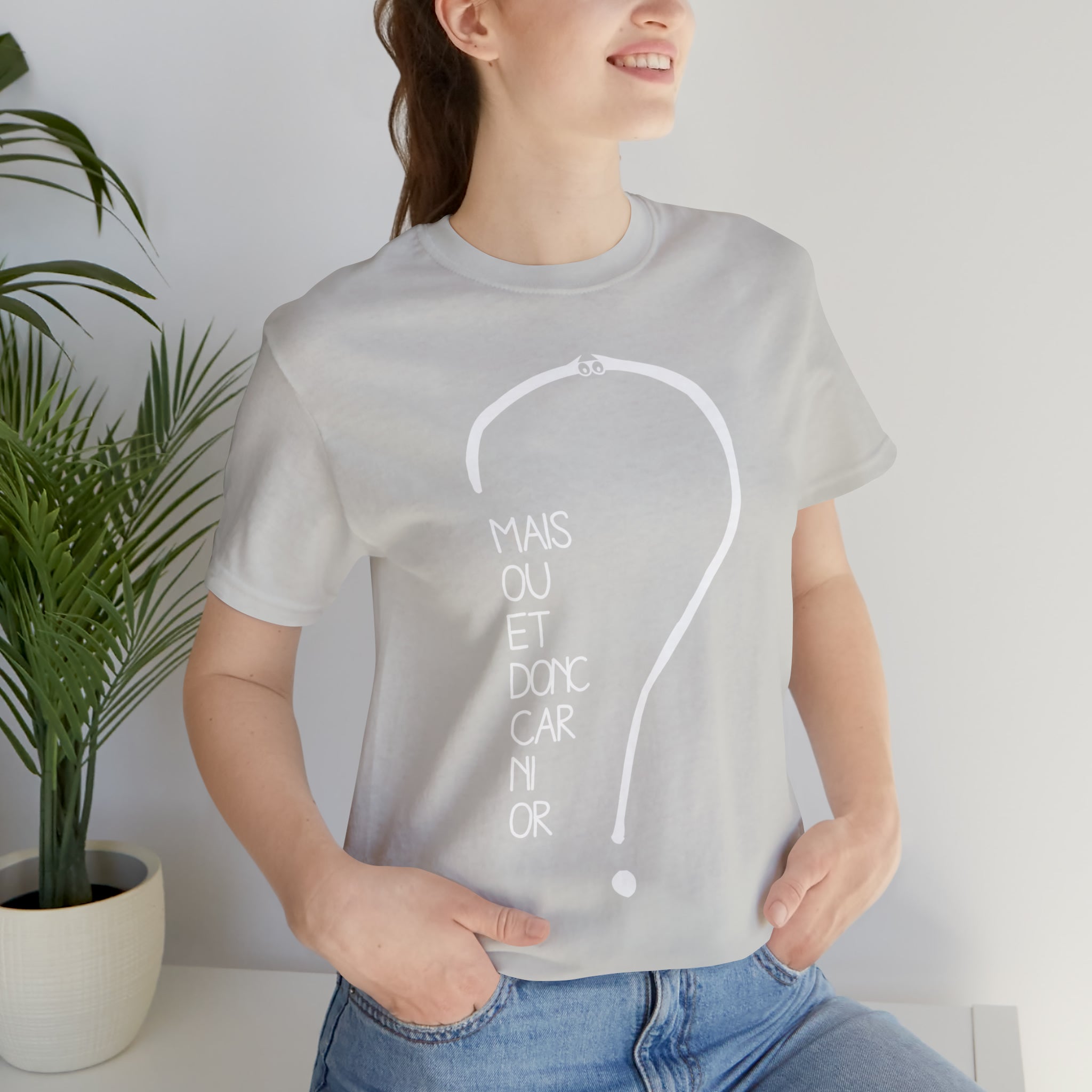 Unisex Adult T-shirt - But where and so because neither gold