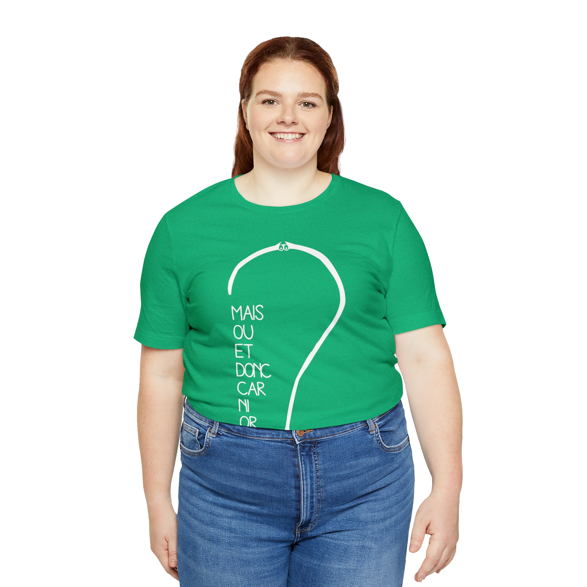 Unisex Adult T-shirt - But where and so because neither gold