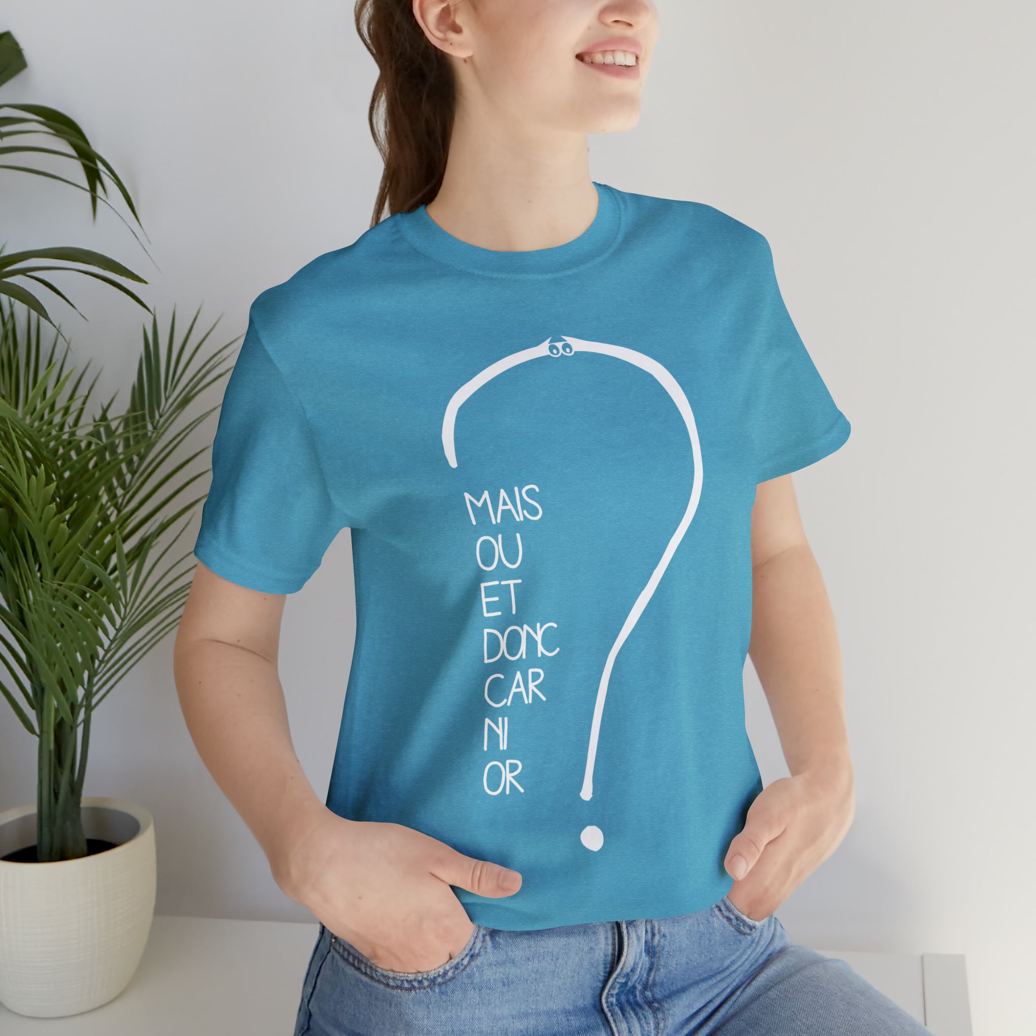 Unisex Adult T-shirt - But where and so because neither gold