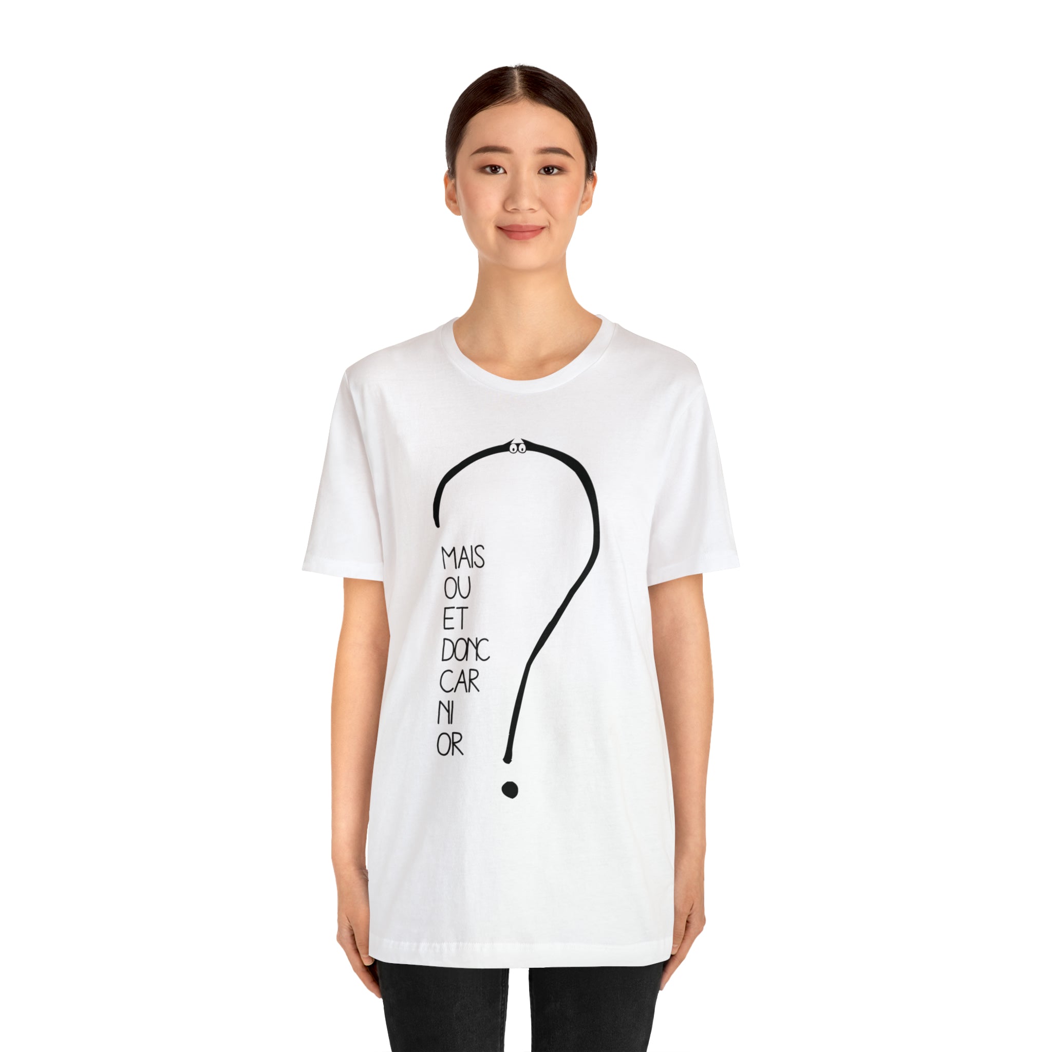 Unisex Adult T-shirt - But where and so because neither gold