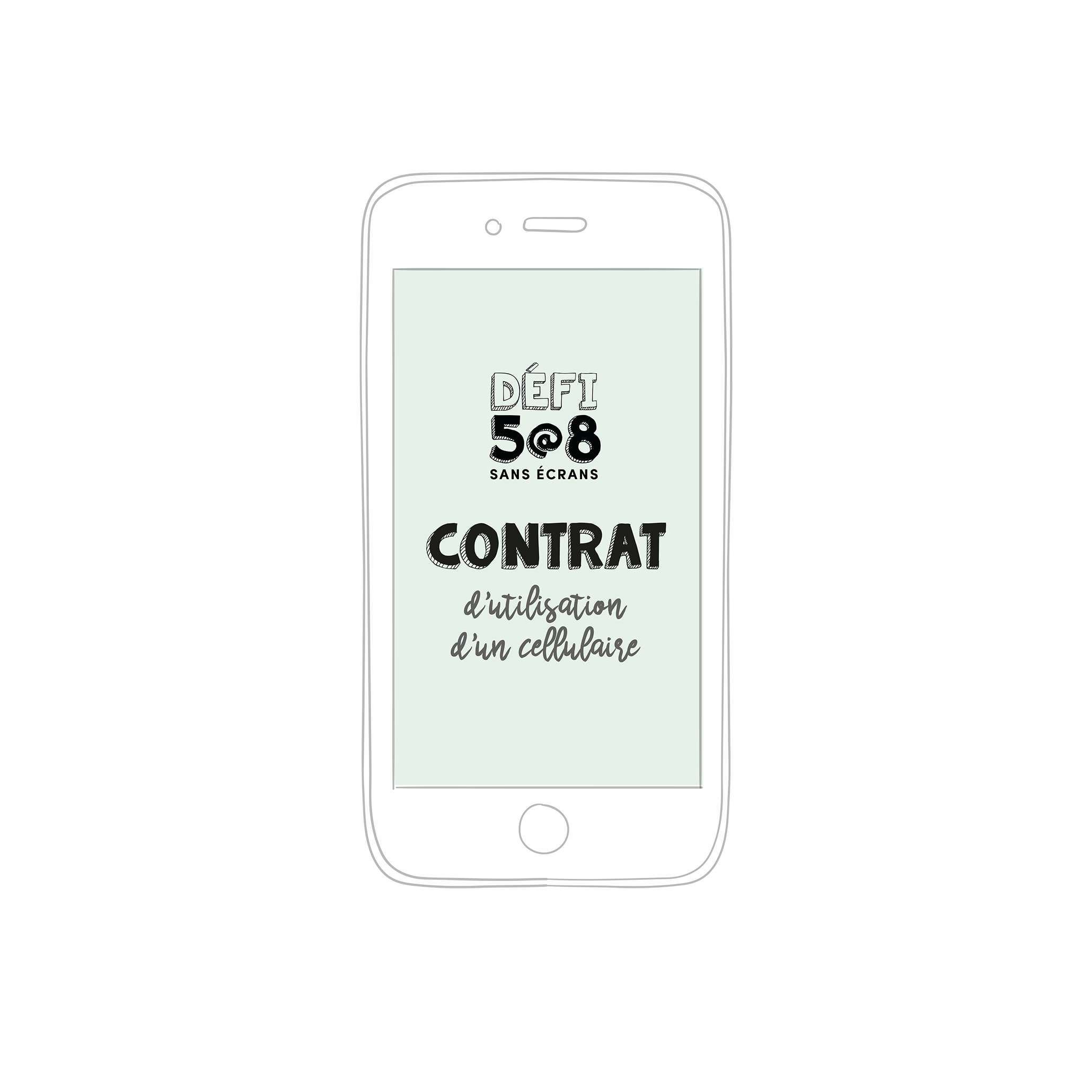 Version française du logo du contrat d&