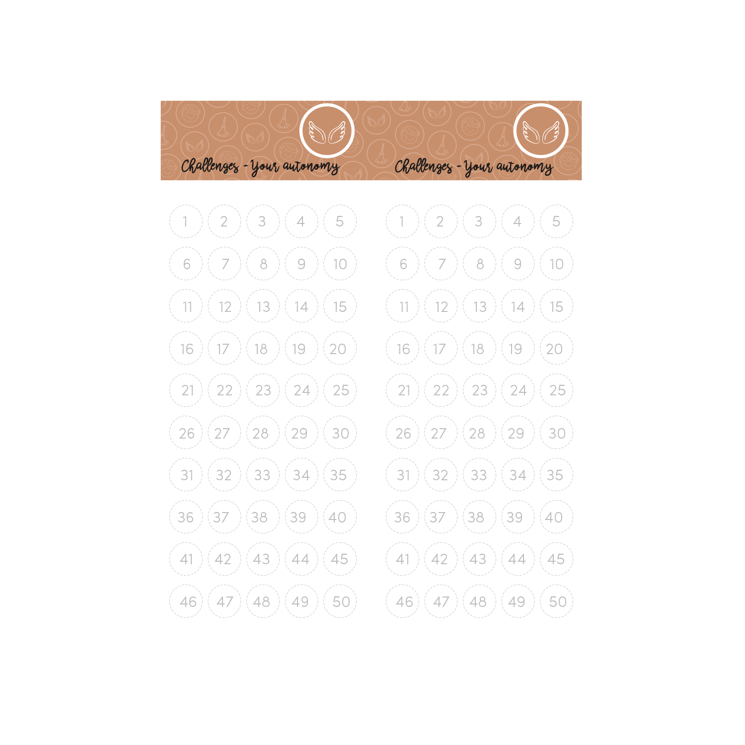 English version of the document to print Our family challenges for autonomy made by Les Belles Combines