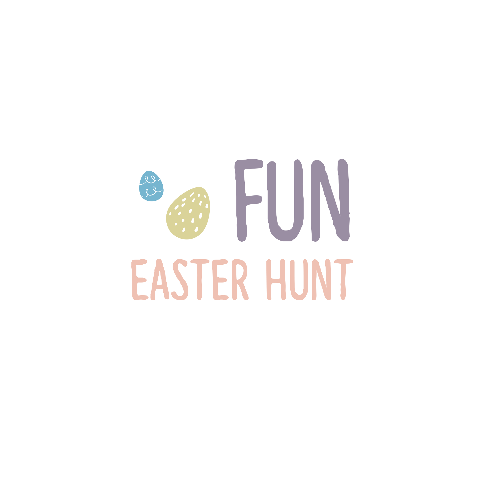 English version of the logo of the fun easter hunt document made by Les Belles Combines
