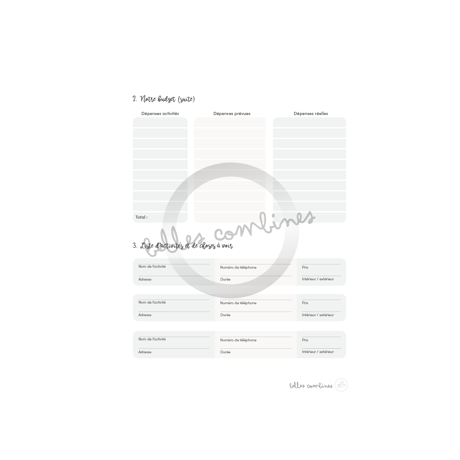 Guide de planification des vacances