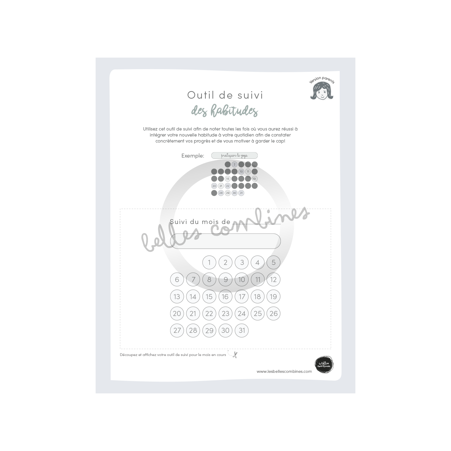 Suivi des habitudes
