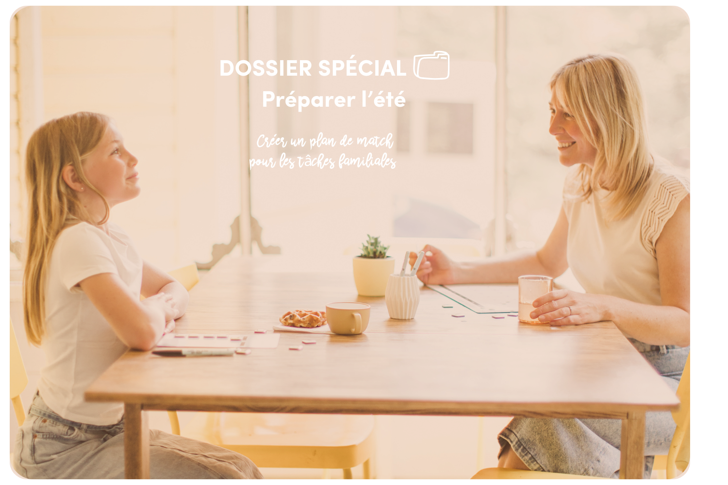 Créer un plan de match pour les tâches familiales