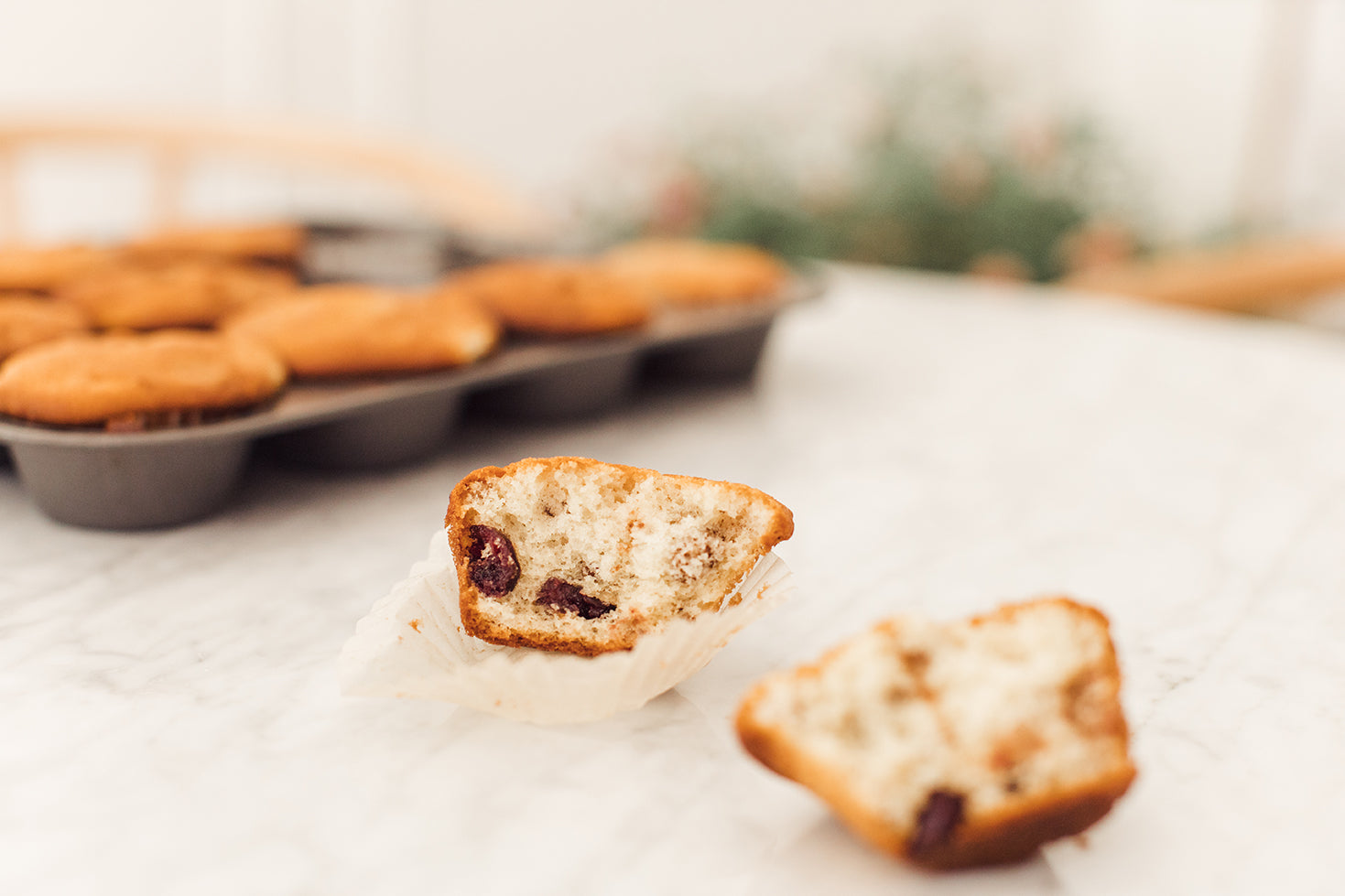 Muffins aux canneberges