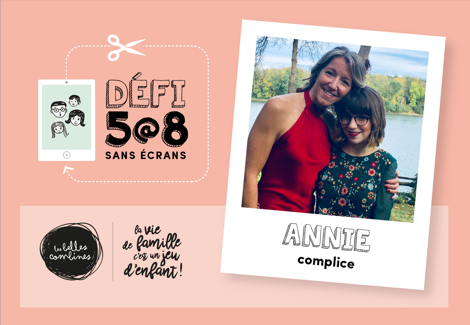 Entrevue 5@8 sans écrans avec Annie co-fondatrice de Les Belles Combines!