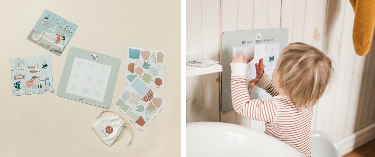 Mon premier tableau de motivation: l'outil qui motive vos petits à grandir