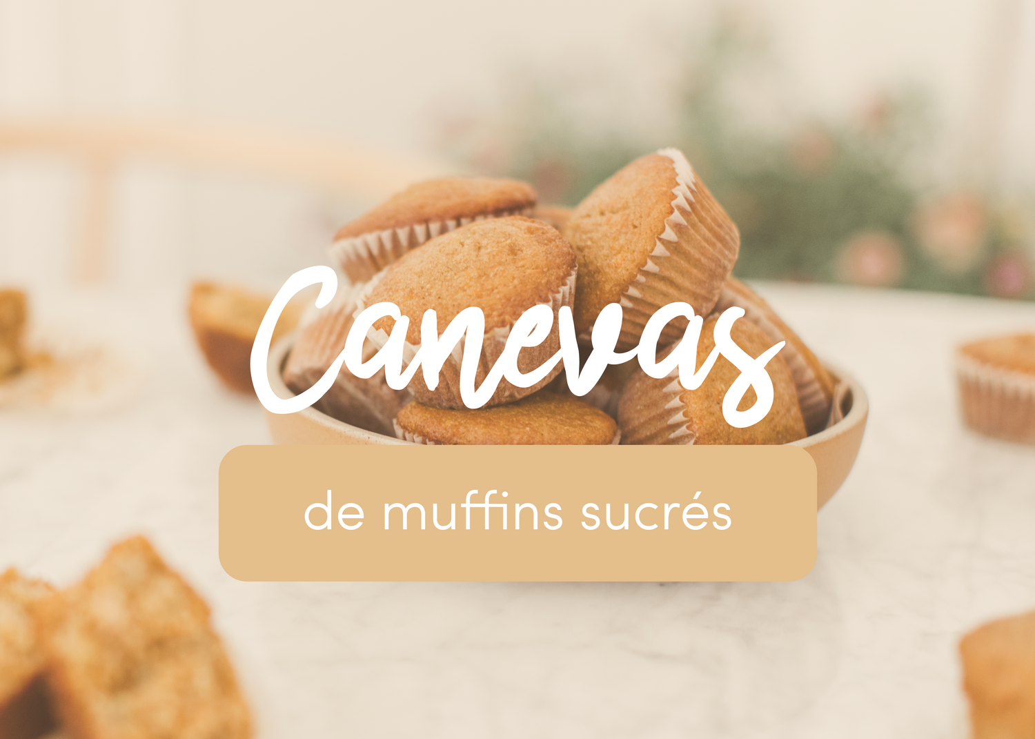 Canevas de muffins sucrés