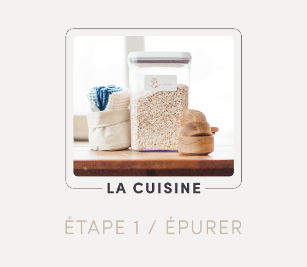 DÉFI UNE PIÈCE PAR MOIS Désencombrez et optimisez votre cuisine : Guide pratique pour une organisation efficace