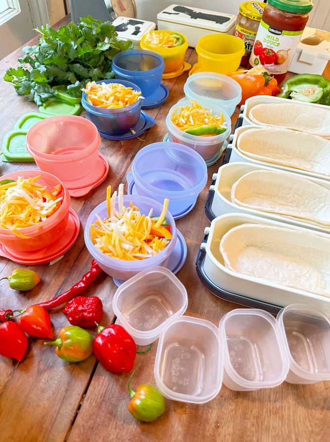 Fajitas Déconstruites pour la boîte à lunch