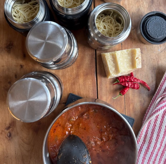 Spaghetti à la bolognaise pour boîte à lunch