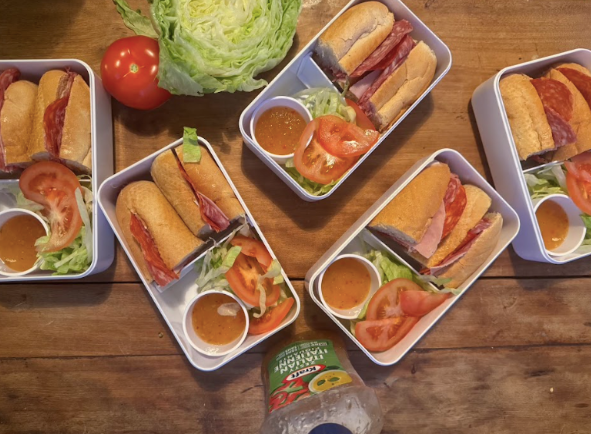 Sous-marin italien pour boîte à lunch