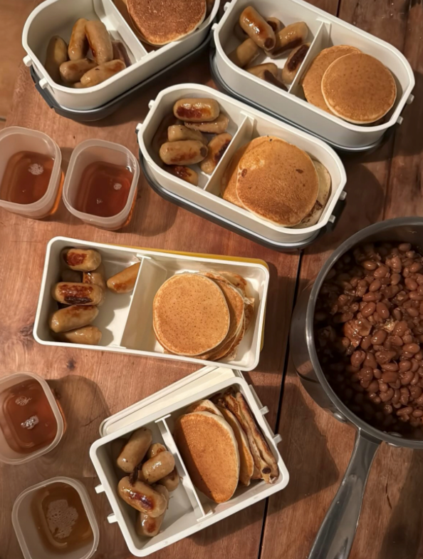 Brunch pour la boîte à lunch