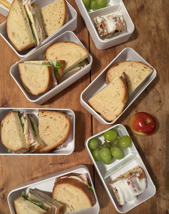 Sandwich à la dinde et duo de Fromages pour la boîte à lunch