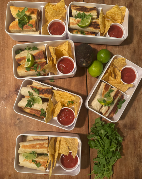 Taquitos au bœuf pour la boîte à lunch