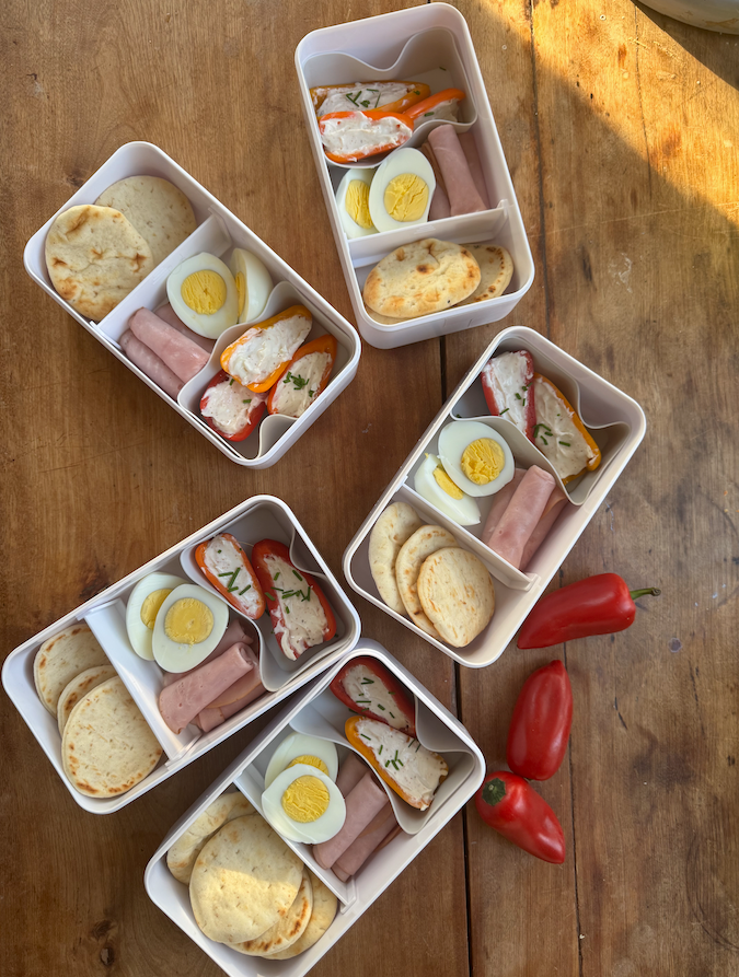 Bouchées variées pour la boîte à lunch