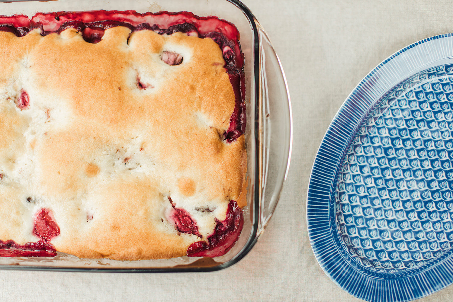 Pouding aux petits fruits