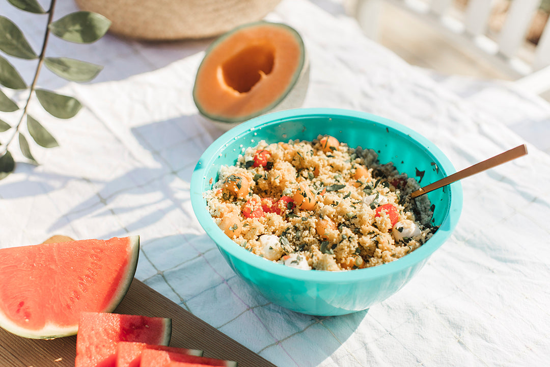 Couscous aux deux melons
