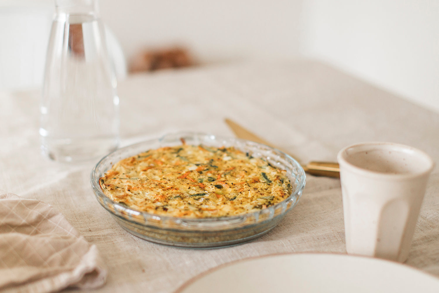 Tarte au riz et aux asperges