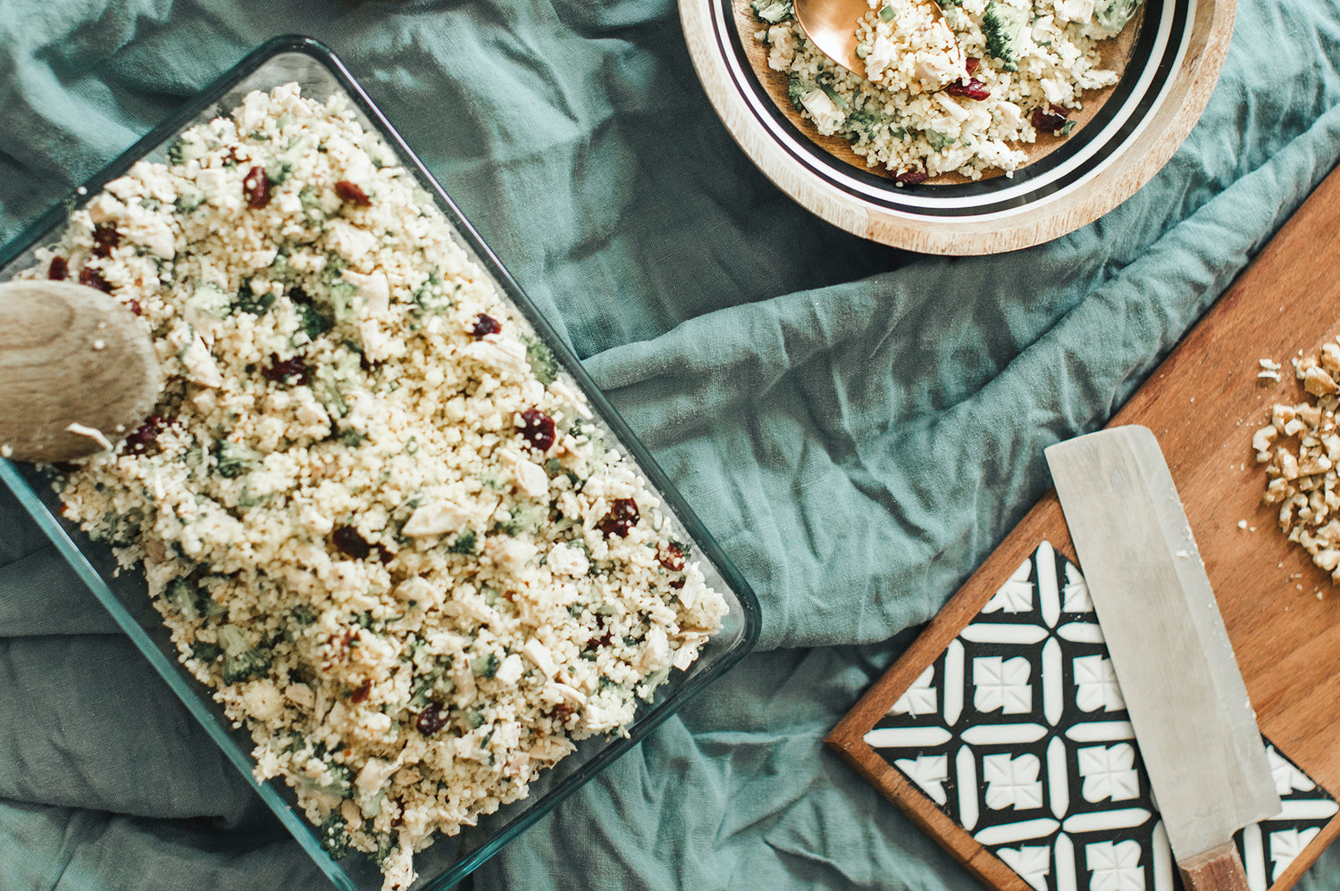 Couscous de poulet et brocoli
