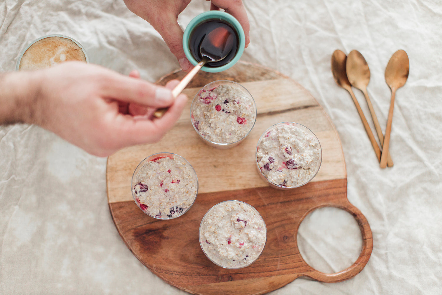 Pouding aux fruits et à la noix de coco