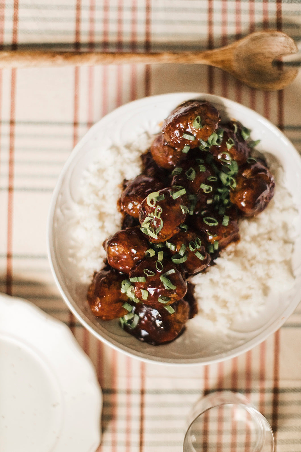 Boulettes tao et riz basmati