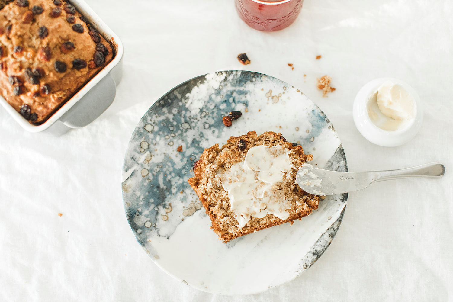 Pain avoine et raisins secs