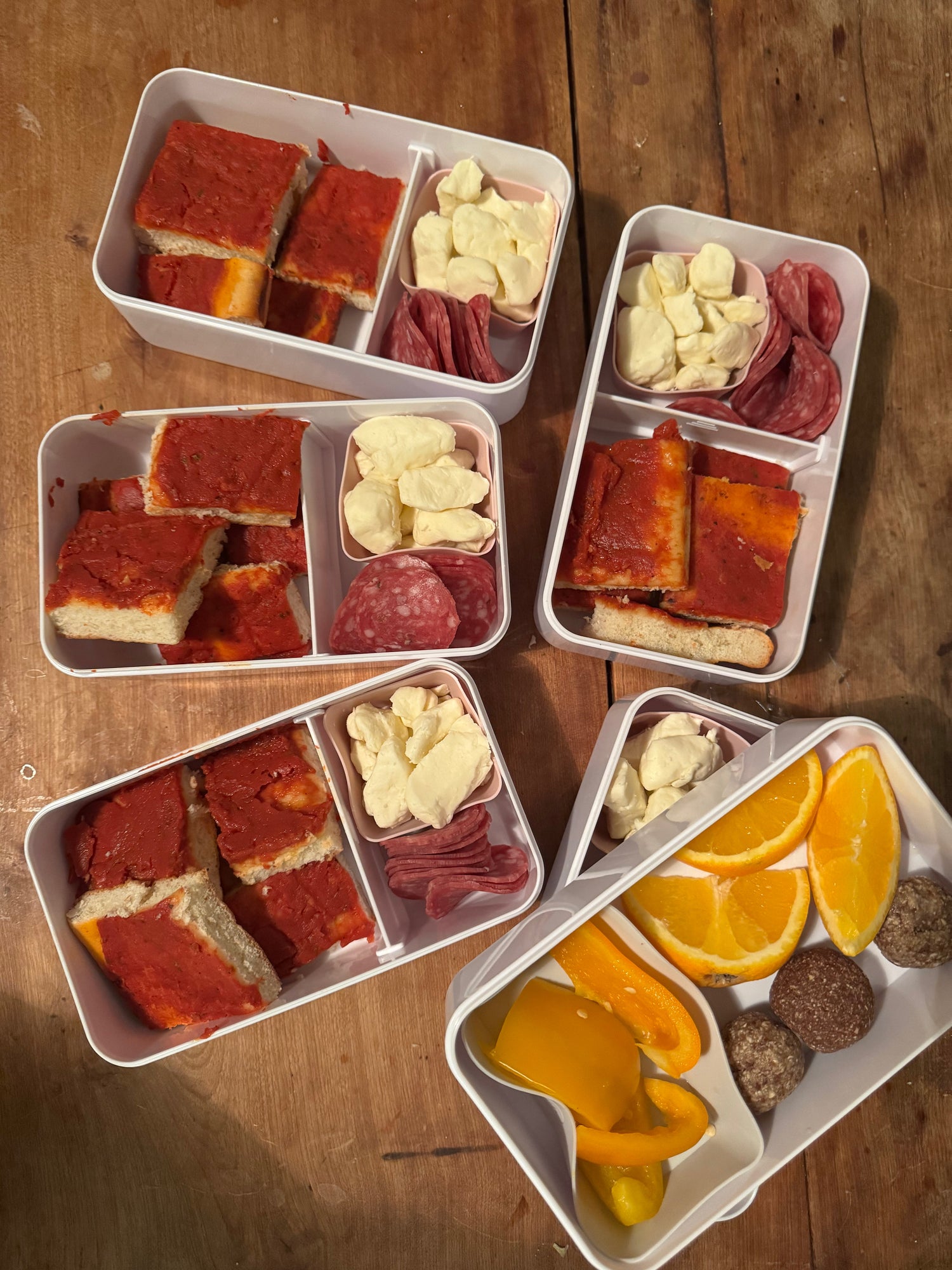 Lunch pizza express pour la boîte à lunch