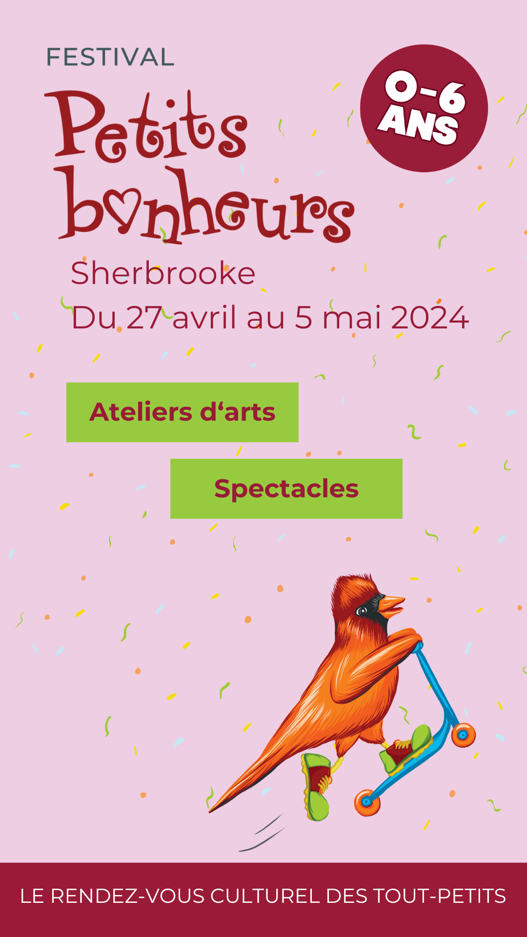 Le bonheur dans les arts : un festival parfait pour vos 0-6 ans