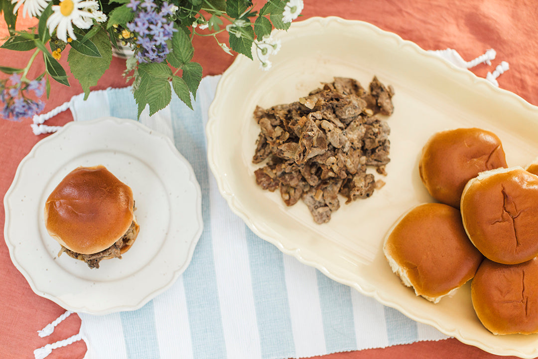 Philly cheese style sloppy joe