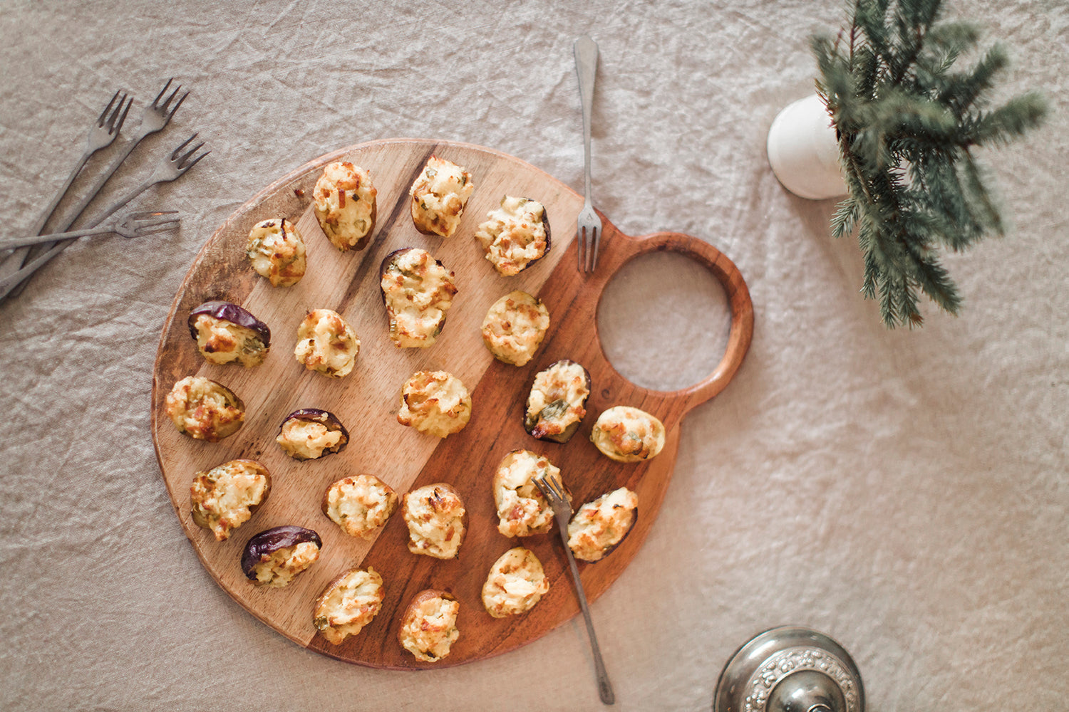 Bouchées de pommes de terre farcies