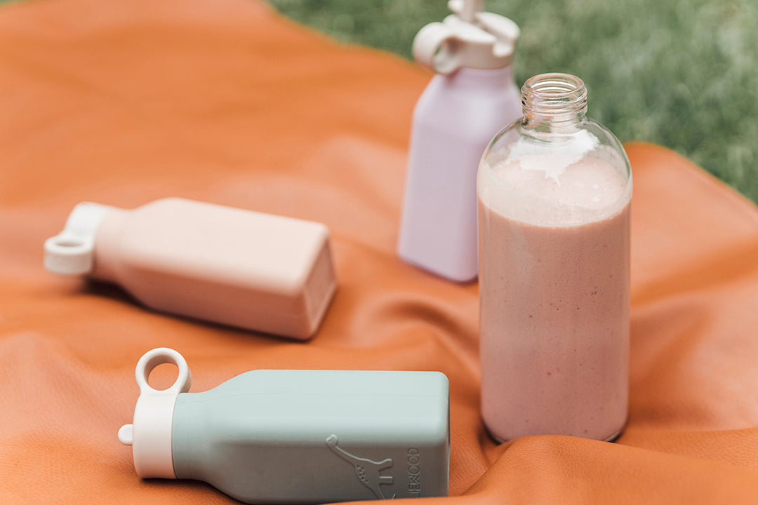 Smoothie protéiné aux fraises