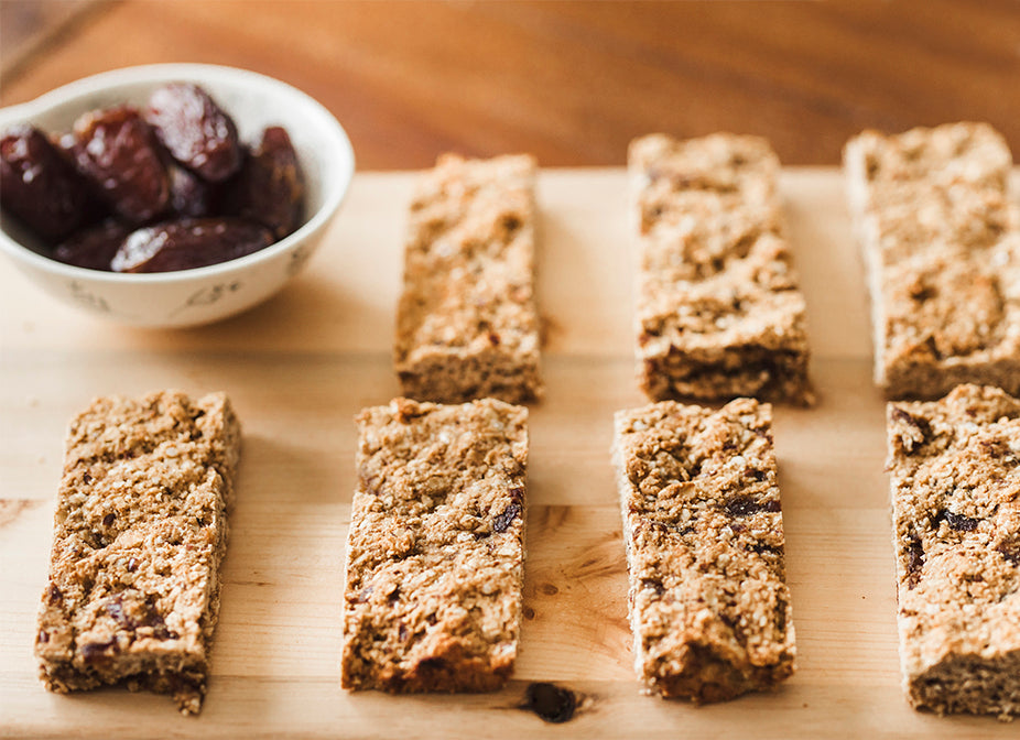 Barres énergisantes aux dattes
