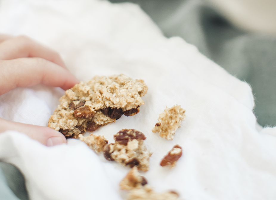 Biscuits aux pépites de chocolat et avoine