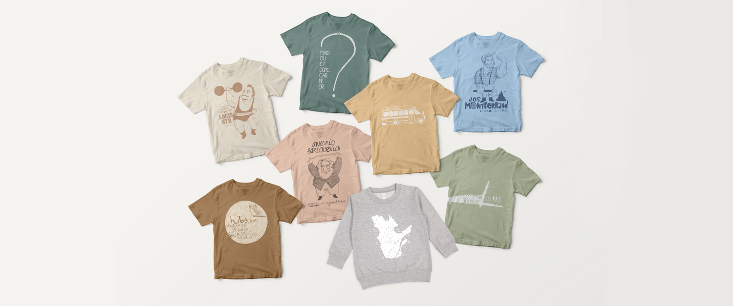 Un vent de nostalgie s'amène... Les t-shirts sont de retour!