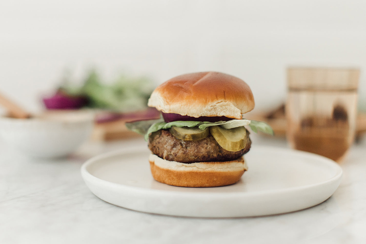 Burgers de porc et mayo barbecue