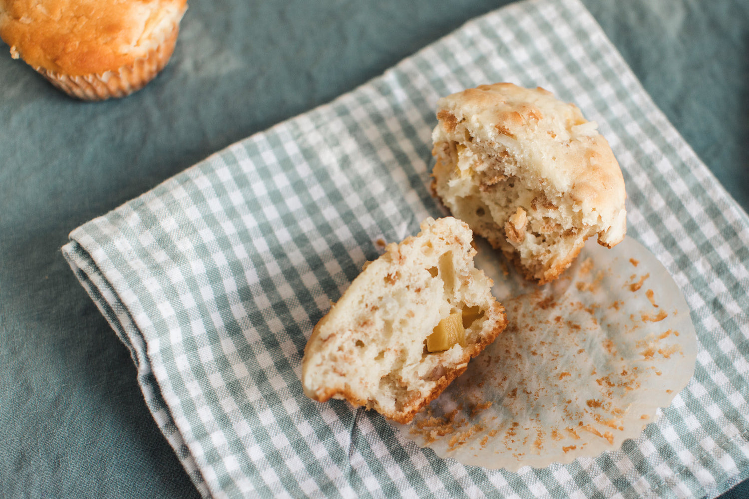 Muffins au yogourt, mangue et noix de coco