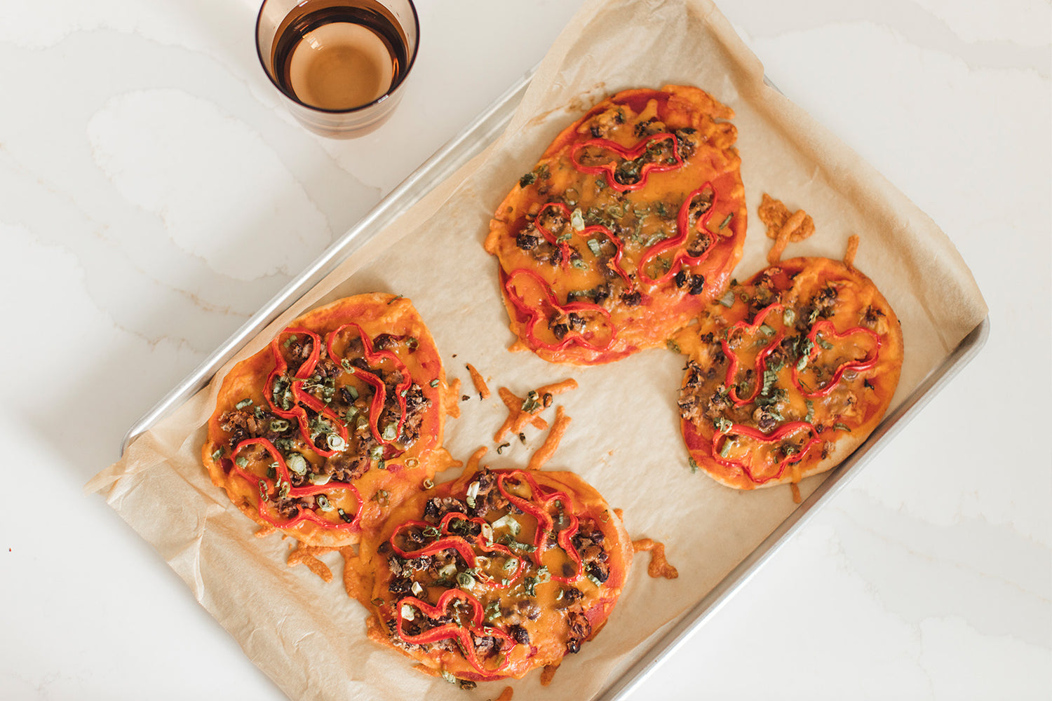 Petites pizzas pains naans