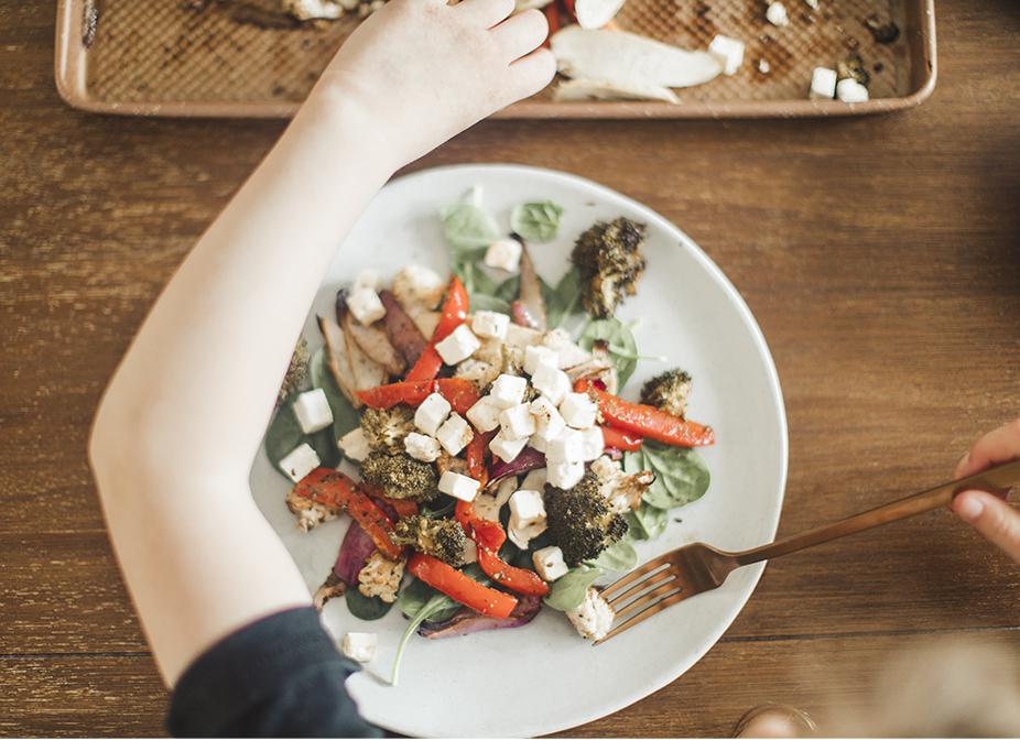 Plaque repas vide-frigo