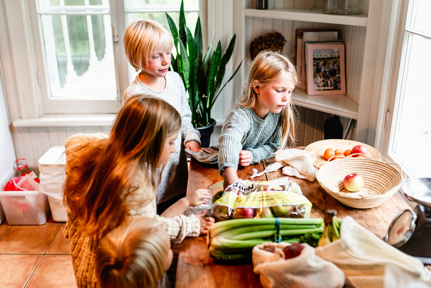 Résolutions familiales dans la cuisine