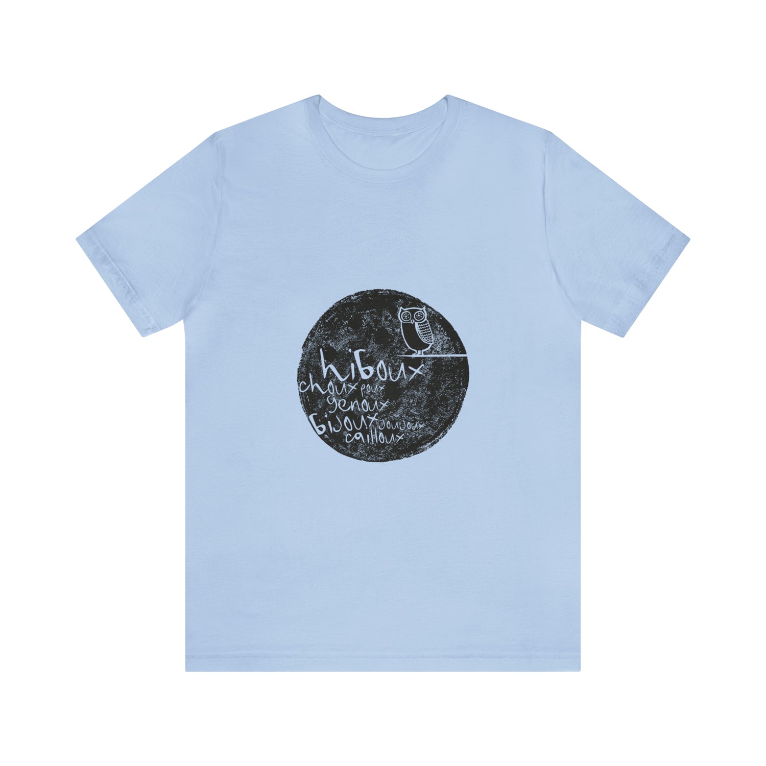 T-shirt Adulte Unisexe - Hiboux, choux, genoux