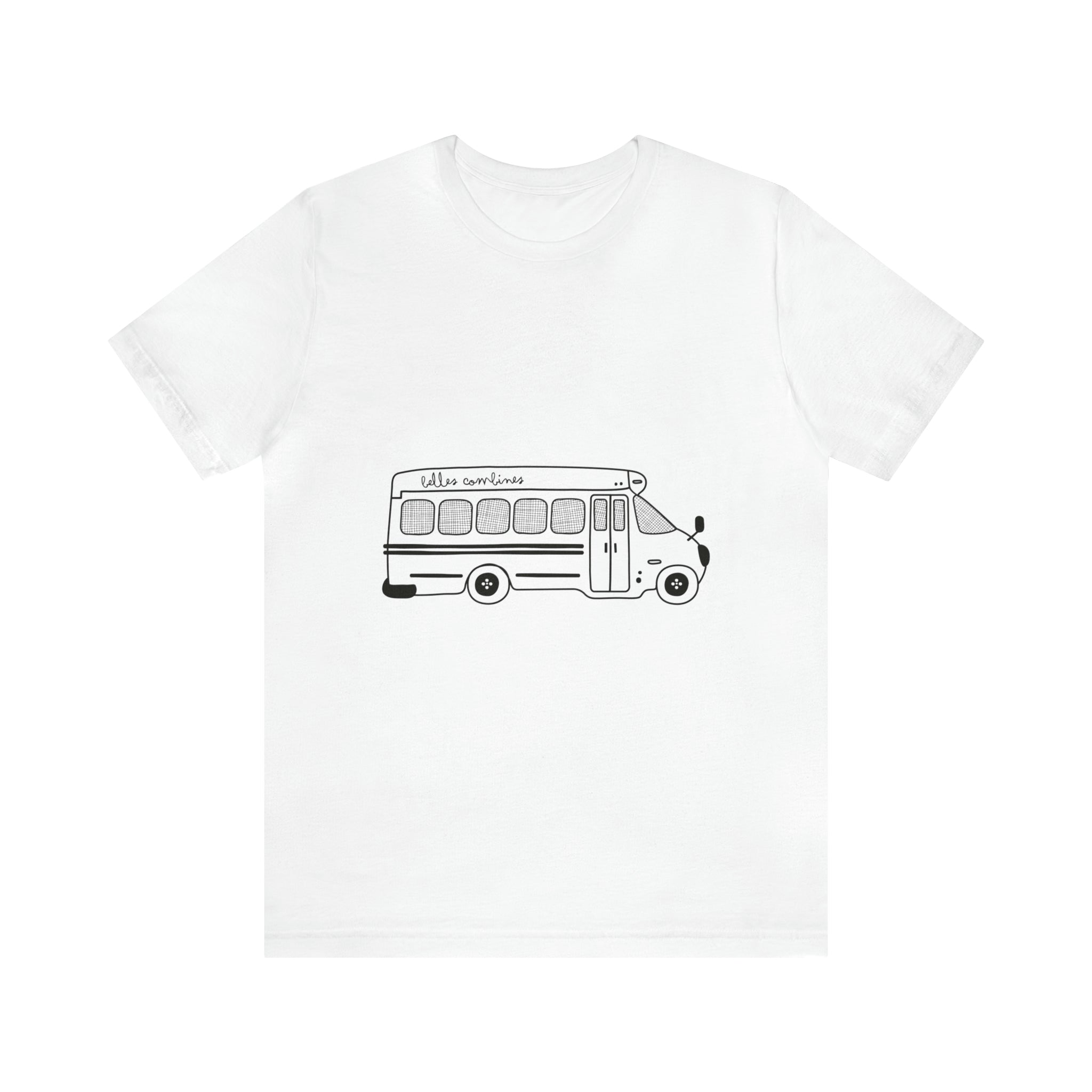 T-shirt Adulte Unisexe - Autobus Belles Combines