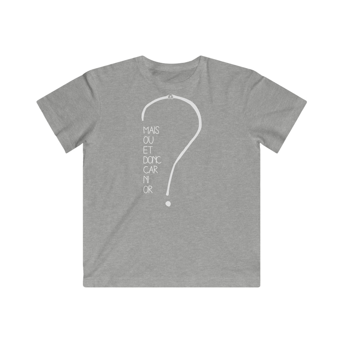 T-shirt pour enfant - Mais où et donc car ni or