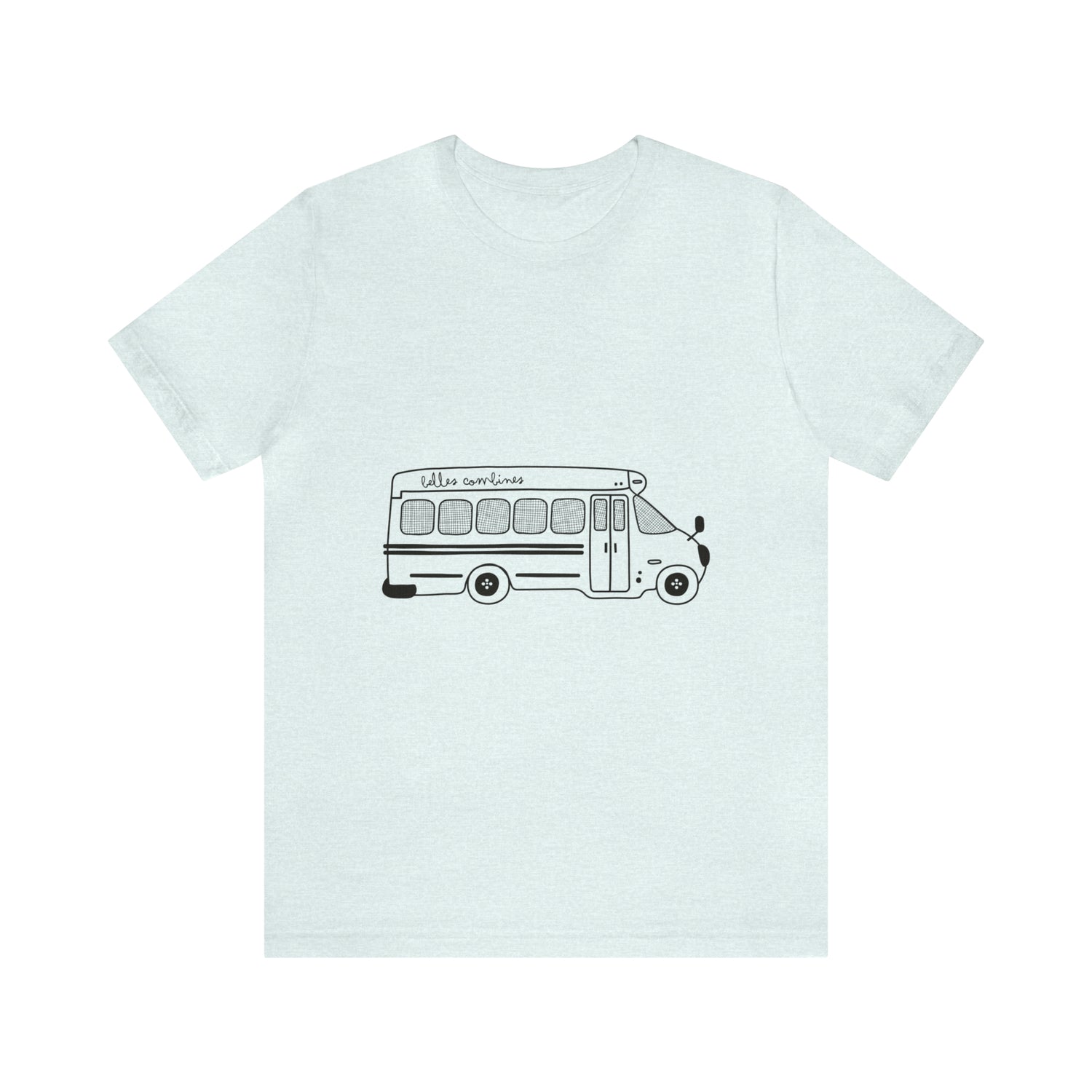 T-shirt Adulte Unisexe - Autobus Belles Combines