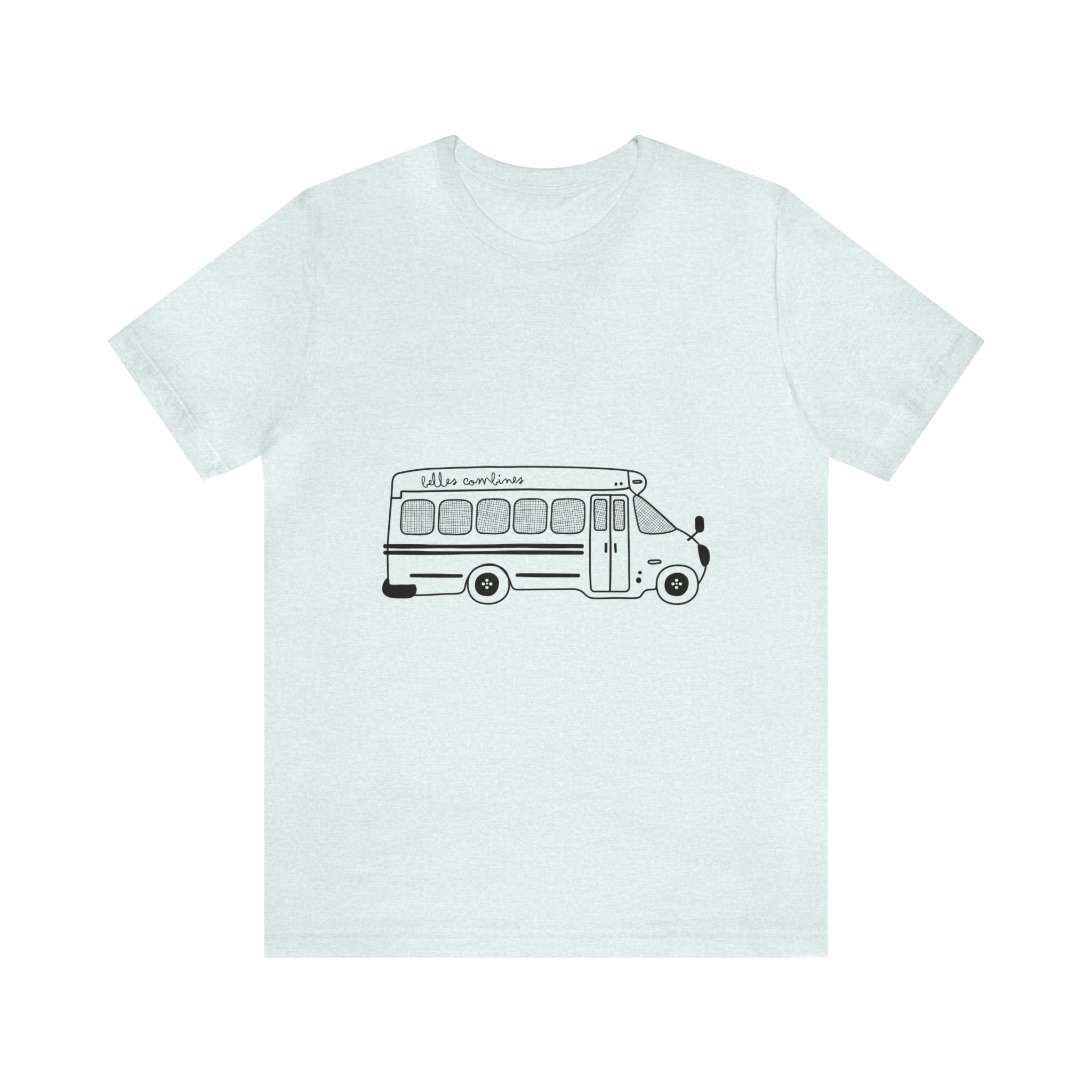 T-shirt Adulte Unisexe - Autobus Belles Combines
