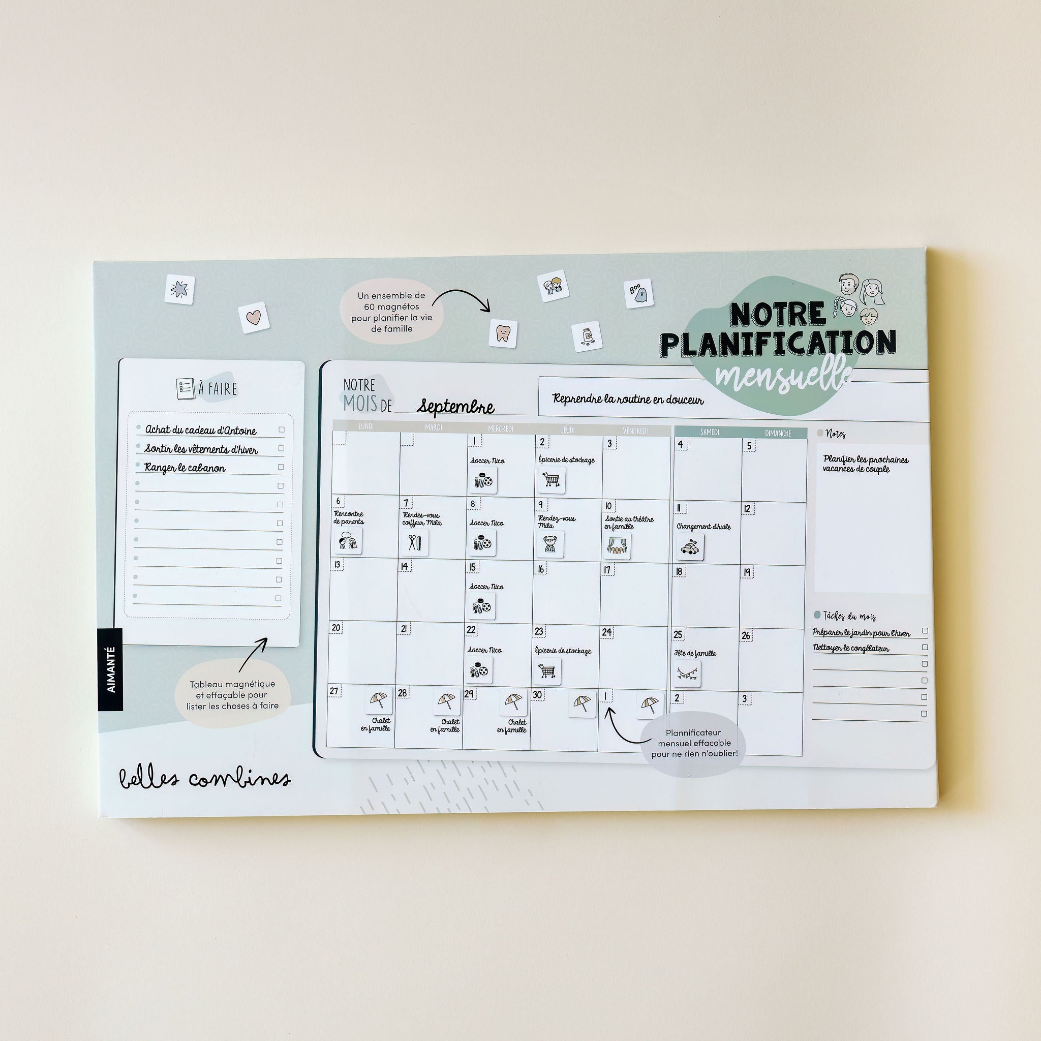 Turnkey box - Our monthly planning
