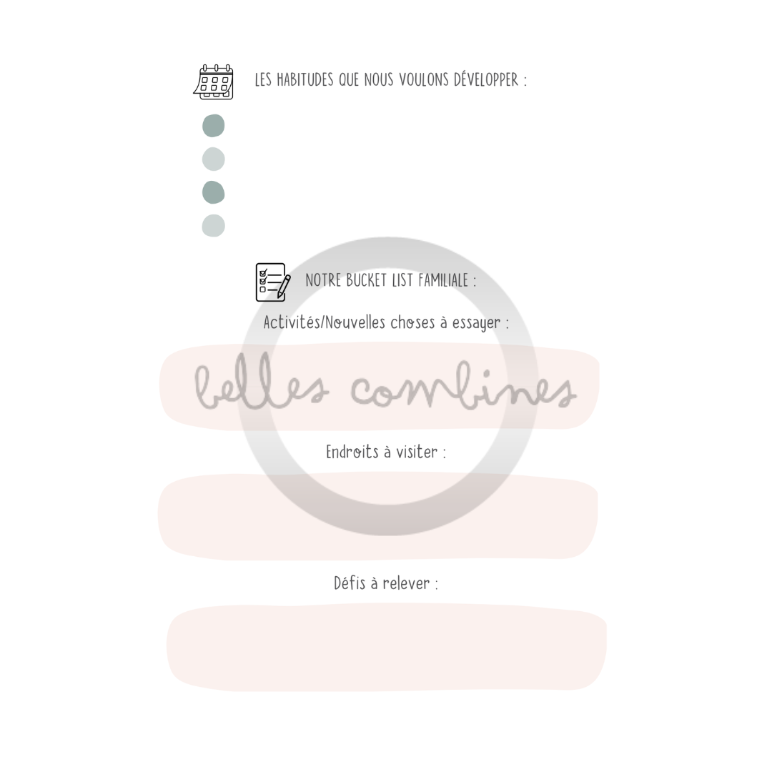 Notre tableau de visualisation familial